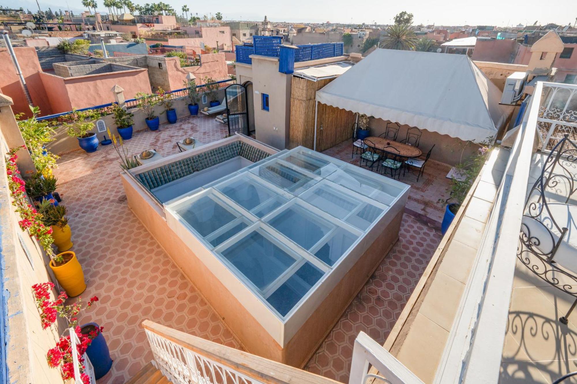 Riad Awinati Location Privatisee ,Piscine Chauffee , Beau Rooftop Marrákes Kültér fotó